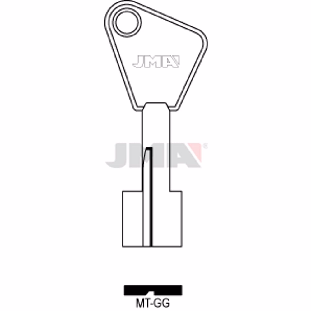 LLAVE JMA LATON SEGURIDAD (MT-GG)