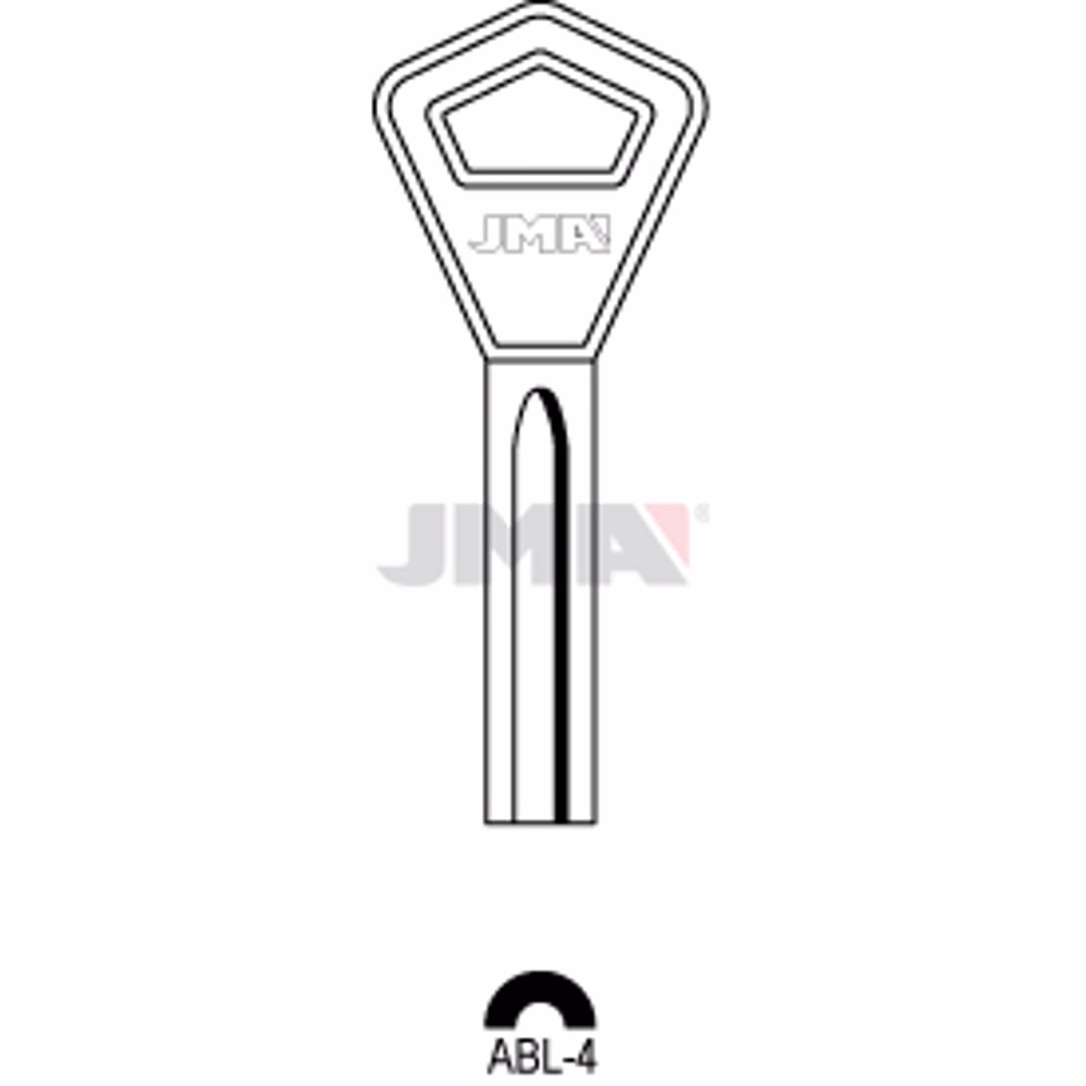 LLAVE JMA LATON SEGURIDAD (ABL-4)