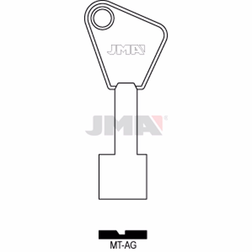 LLAVE JMA LATON SEGURIDAD (MT-AG)