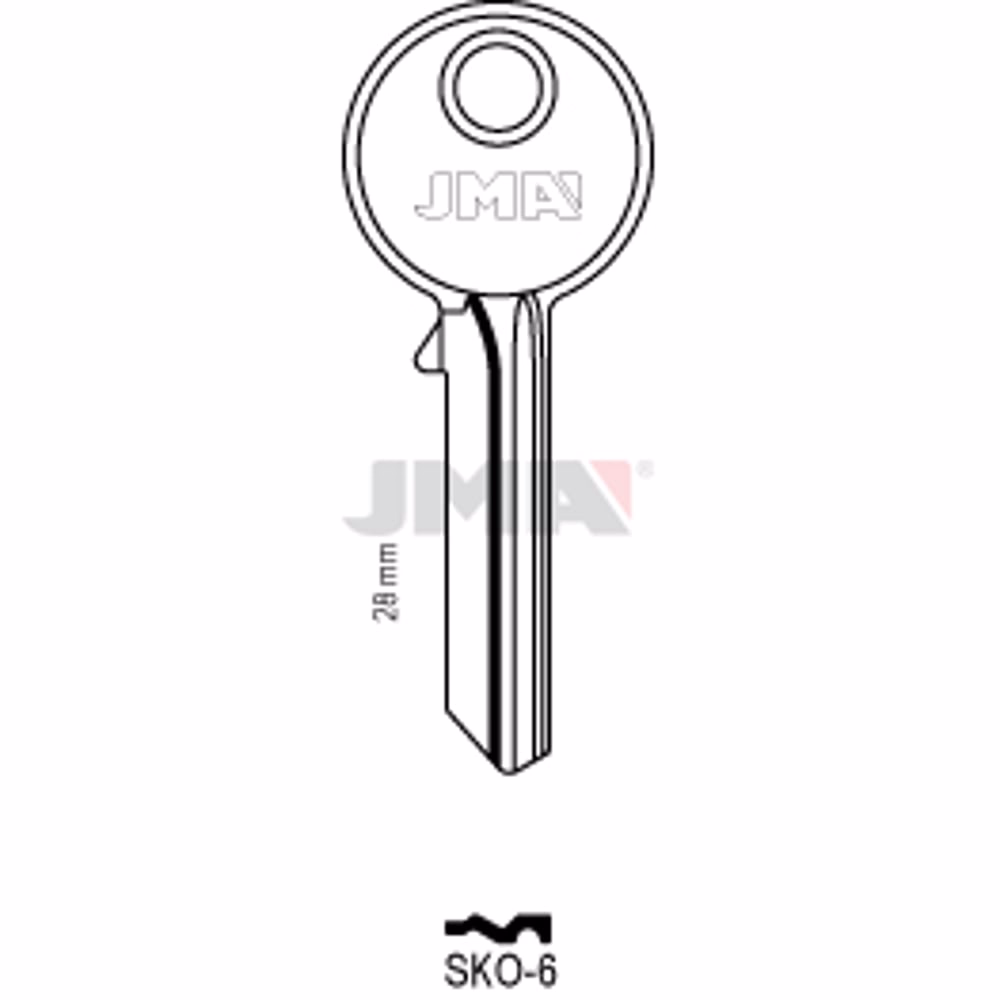 LLAVE JMA ACERO-C (SKO-6)