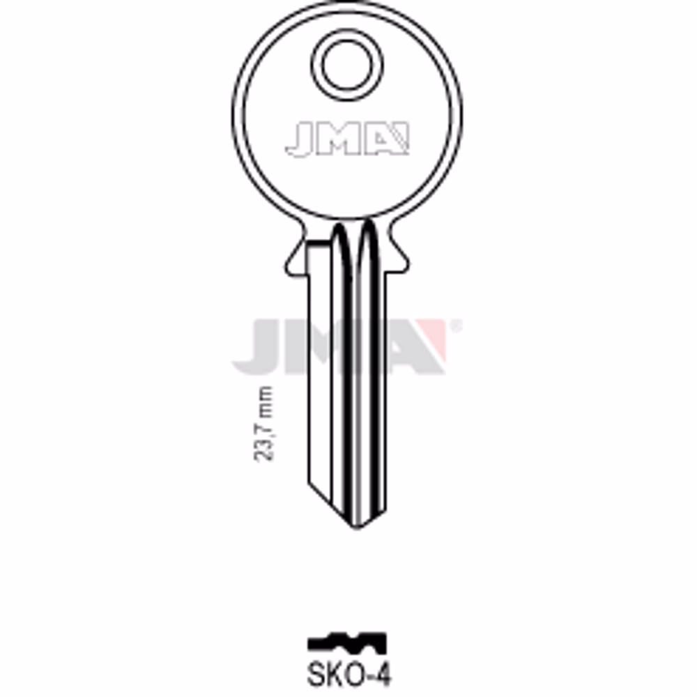LLAVE JMA ACERO-C (SKO-4)