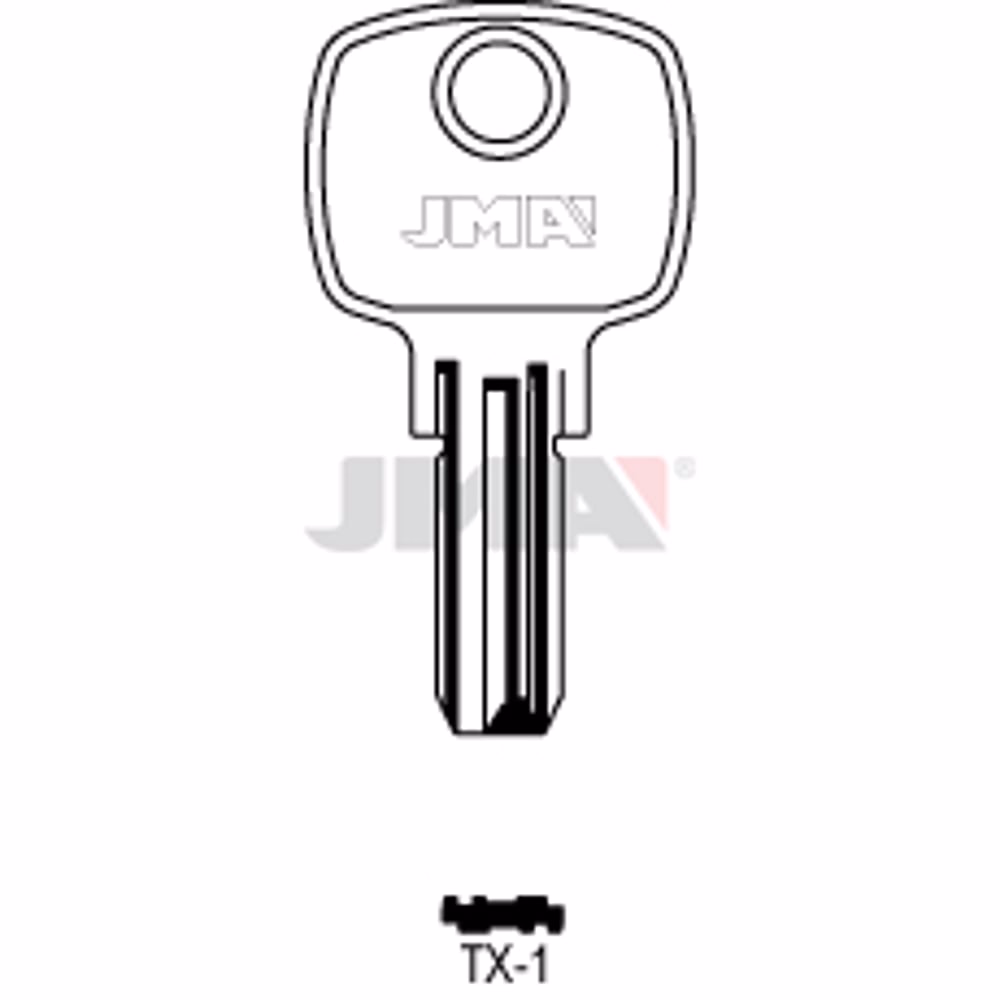 LLAVE JMA LATON SEGURIDAD (TX-1)