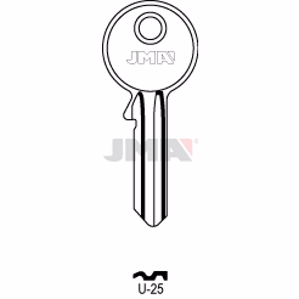 LLAVE JMA ACERO-C (U-25)