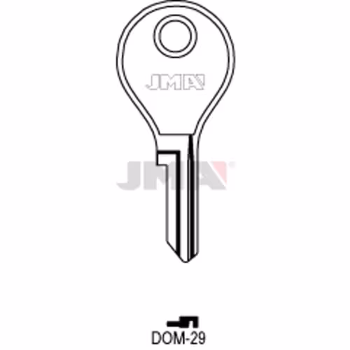 LLAVE JMA ACERO-C (DOM-29)