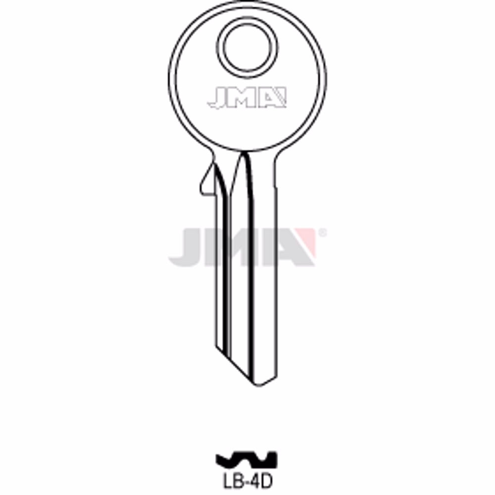 LLAVE JMA ACERO-C (LB-4D)