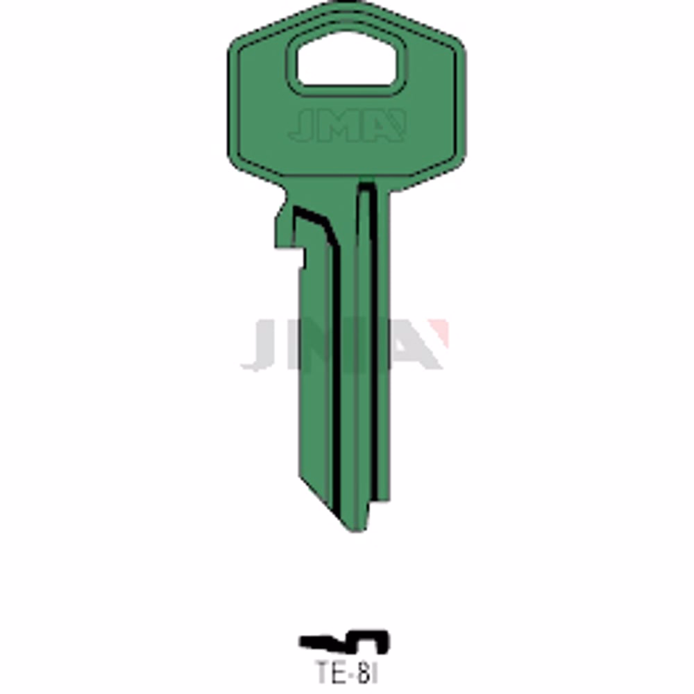 LLAVE JMA ALUMINIO (TE-8I VERDE)