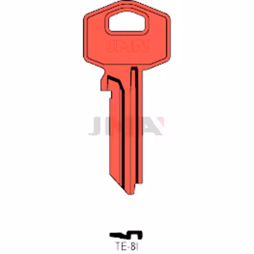 LLAVE JMA ALUMINIO (TE-8I ROJO)