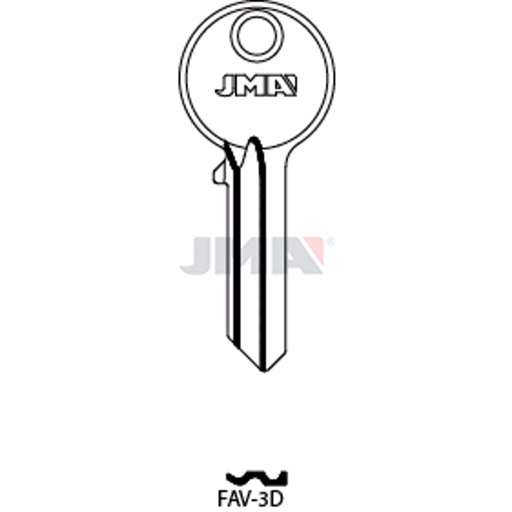 LLAVE JMA ACERO-C (FAV-3D)