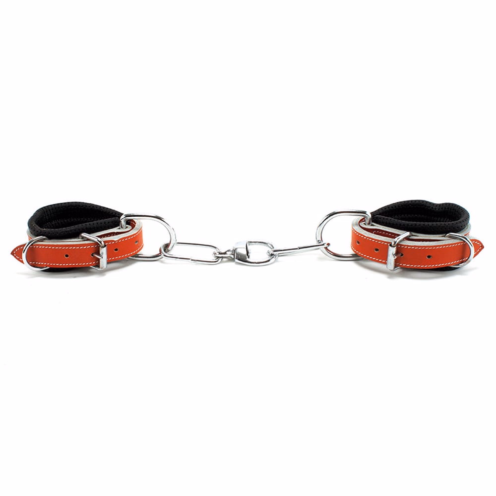 TRABA CUERO CON CADENA KAMELL