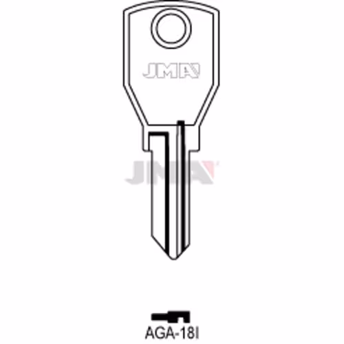 LLAVE JMA ACERO-B (AGA-18I)