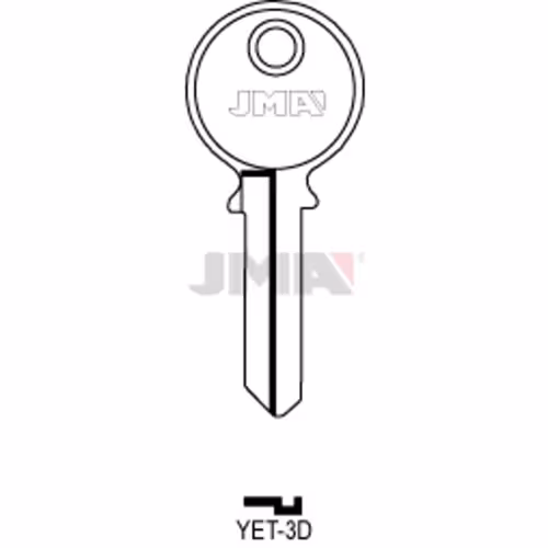 LLAVE JMA ACERO-C (YET-3D)