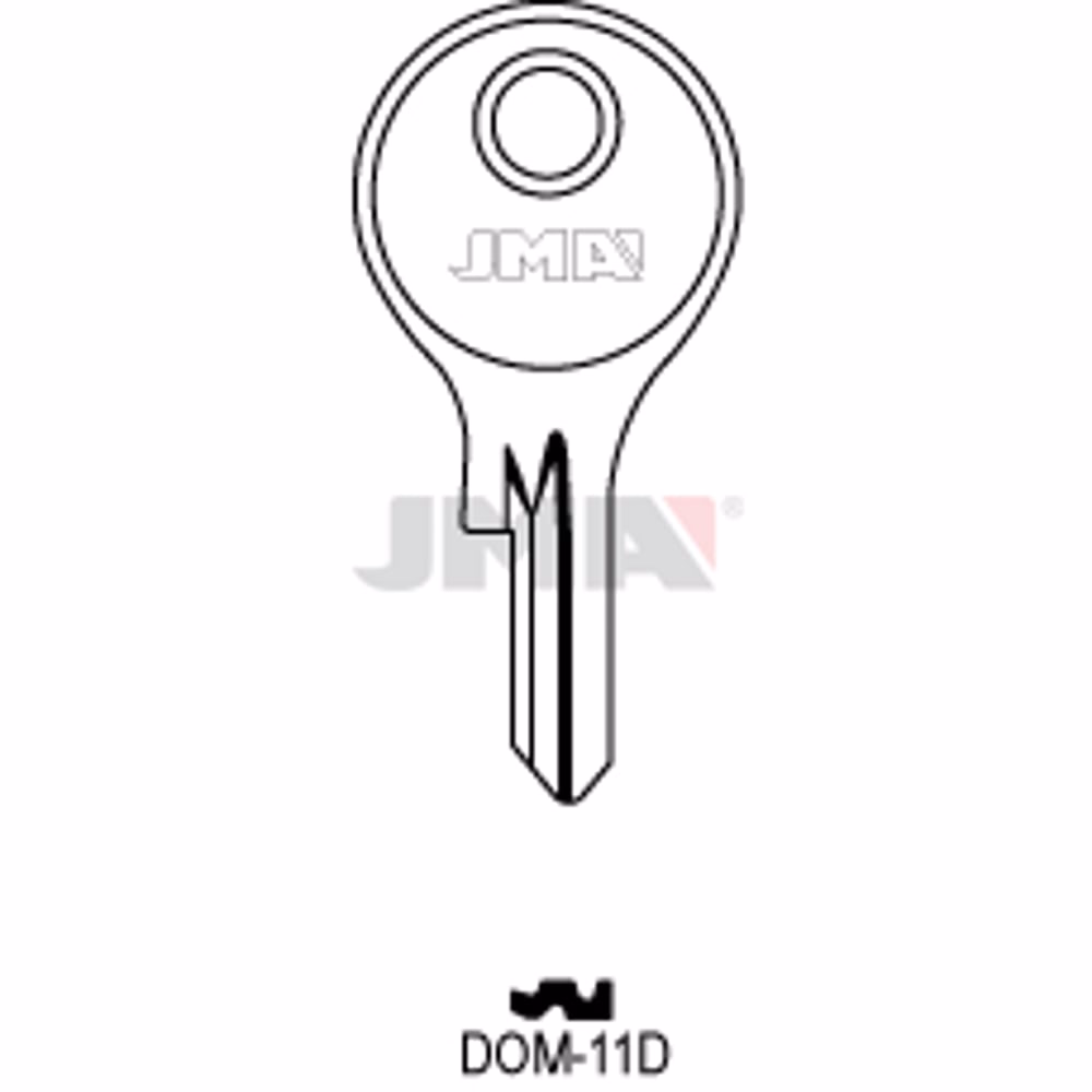 LLAVE JMA ACERO-B (DOM-11D)
