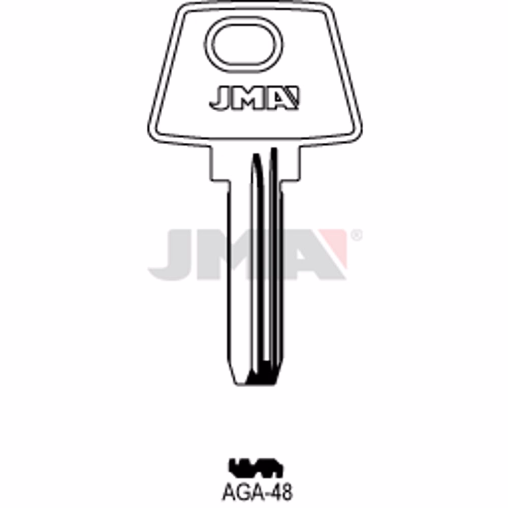 LLAVE JMA LATON SEGURIDAD (AGA-48)
