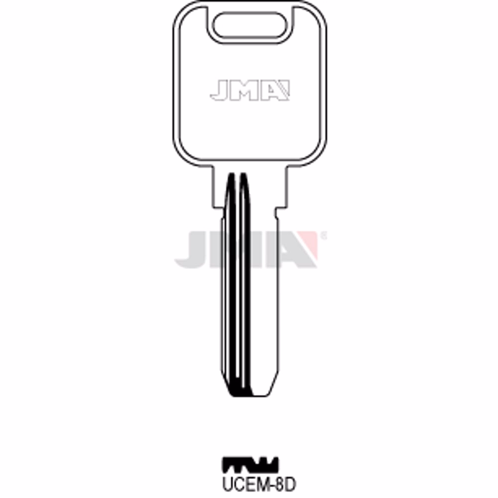LLAVE JMA LATON SEGURIDAD (UCEM-8D)