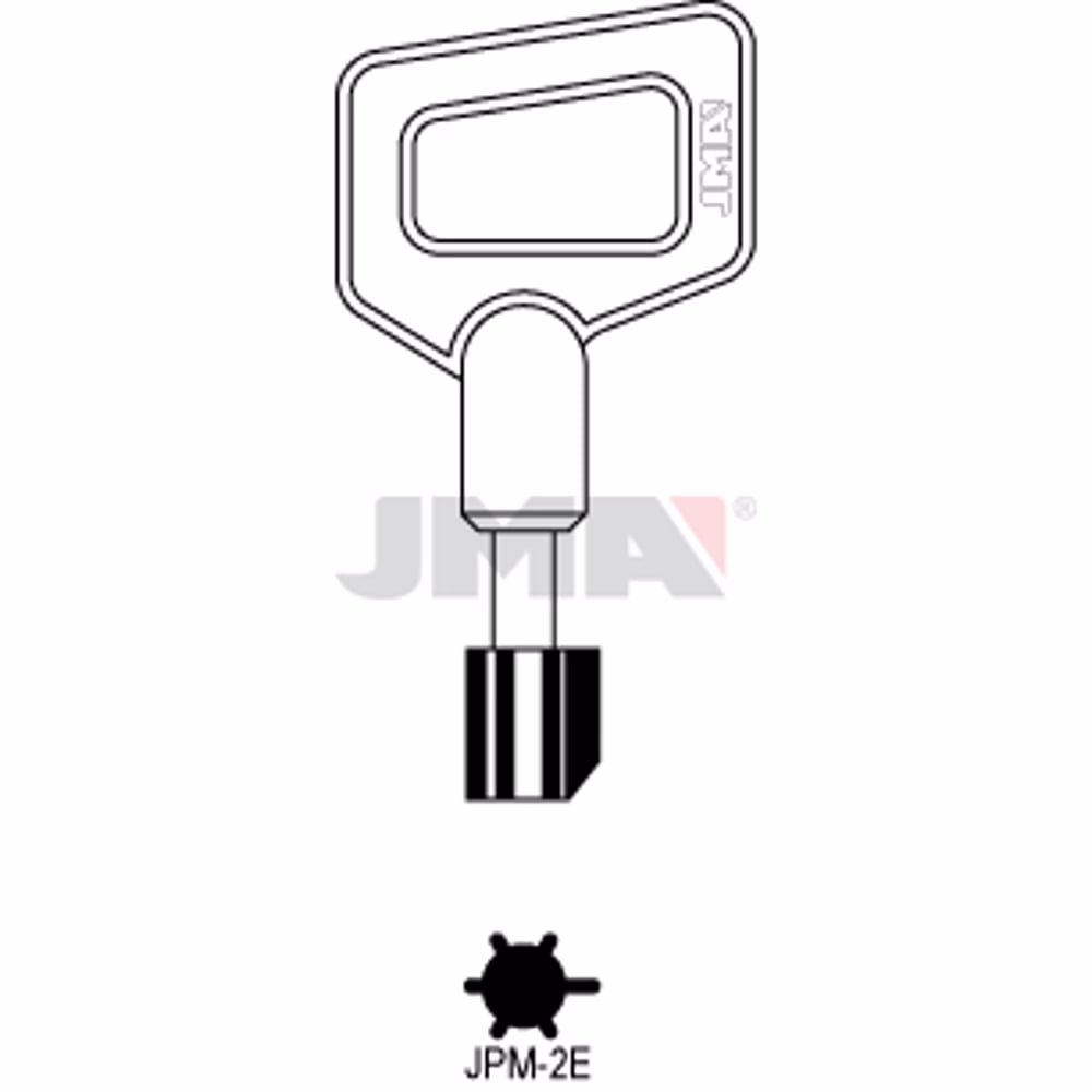 LLAVE JMA LATON SEGURIDAD (JPM-2E)