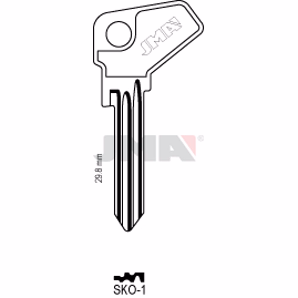 LLAVE JMA ACERO-C (SKO-1)