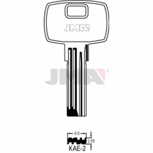 LLAVE JMA LATON SEGURIDAD (KAE-2)