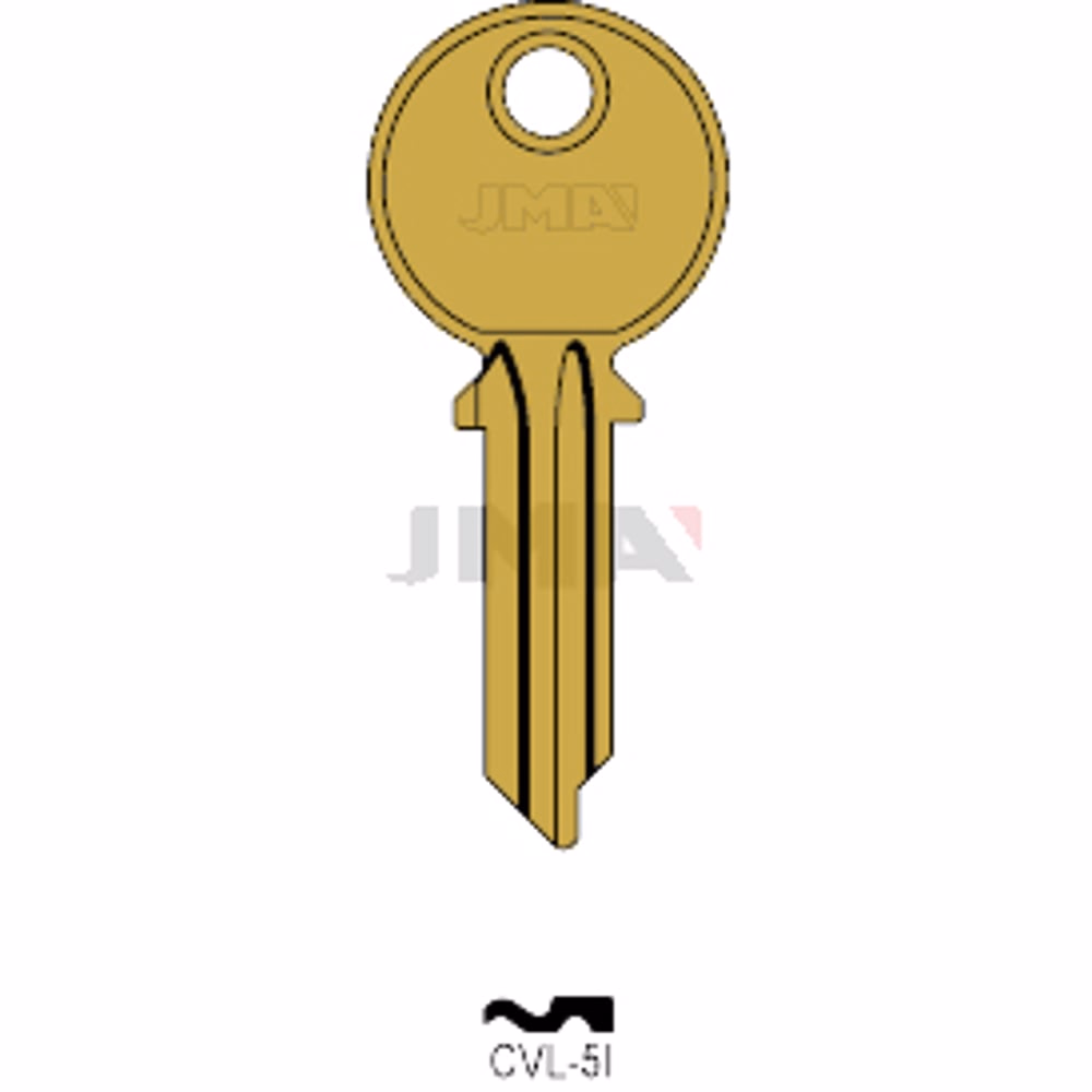 LLAVE JMA ALUMINIO (CVL-5I ORO)