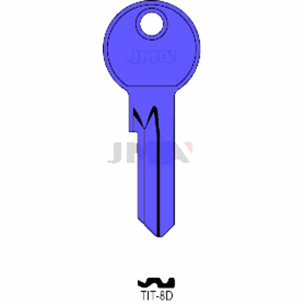 LLAVE JMA ALUMINIO (TIT-8D AZUL)