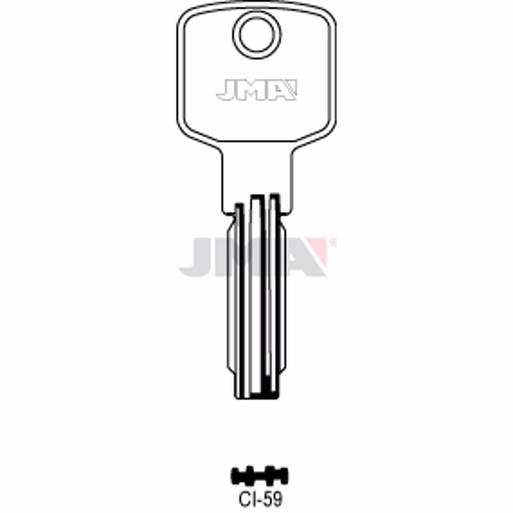 LLAVE JMA LATON SEGURIDAD (CI-59)