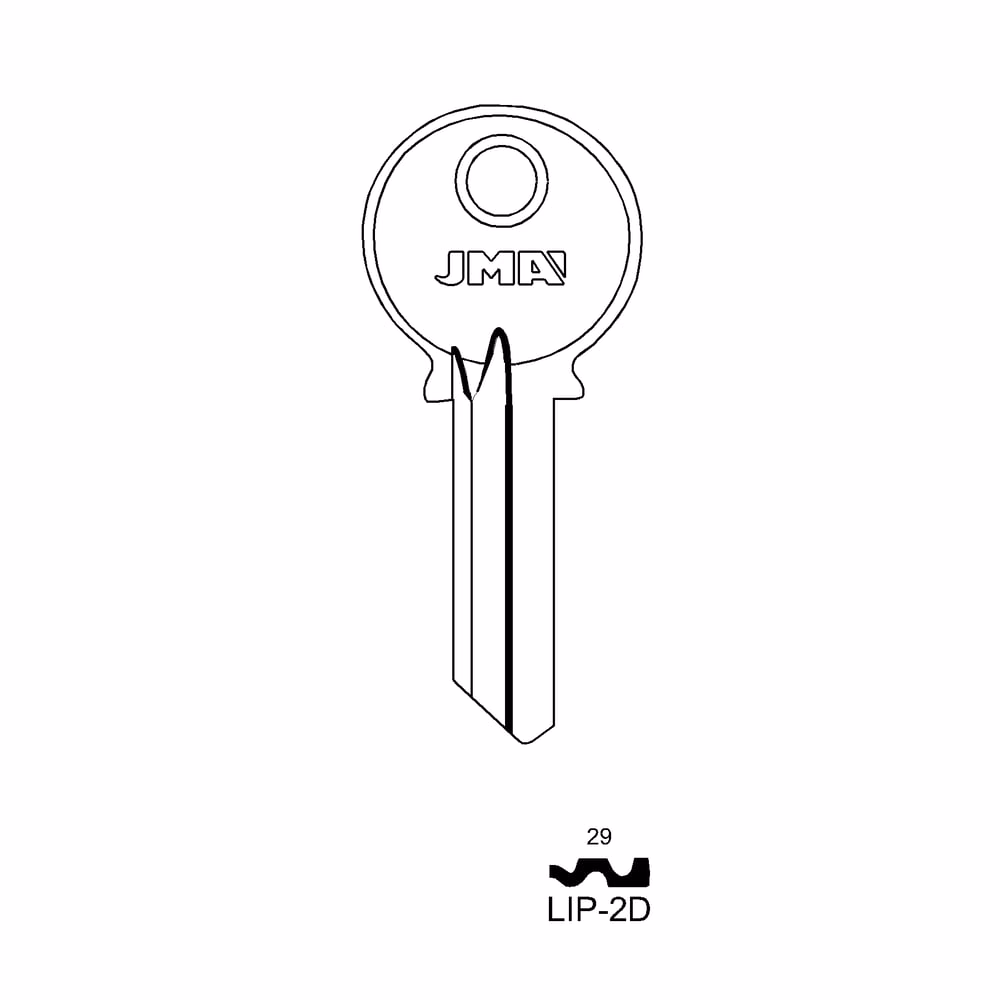 LLAVE JMA ACERO-C (LIP-2D)