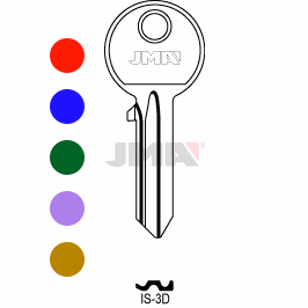 LLAVE JMA ALUMINIO (IS-3D SURTIDO)