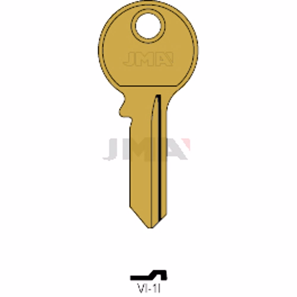 LLAVE JMA ALUMINIO (VI-1I ORO)