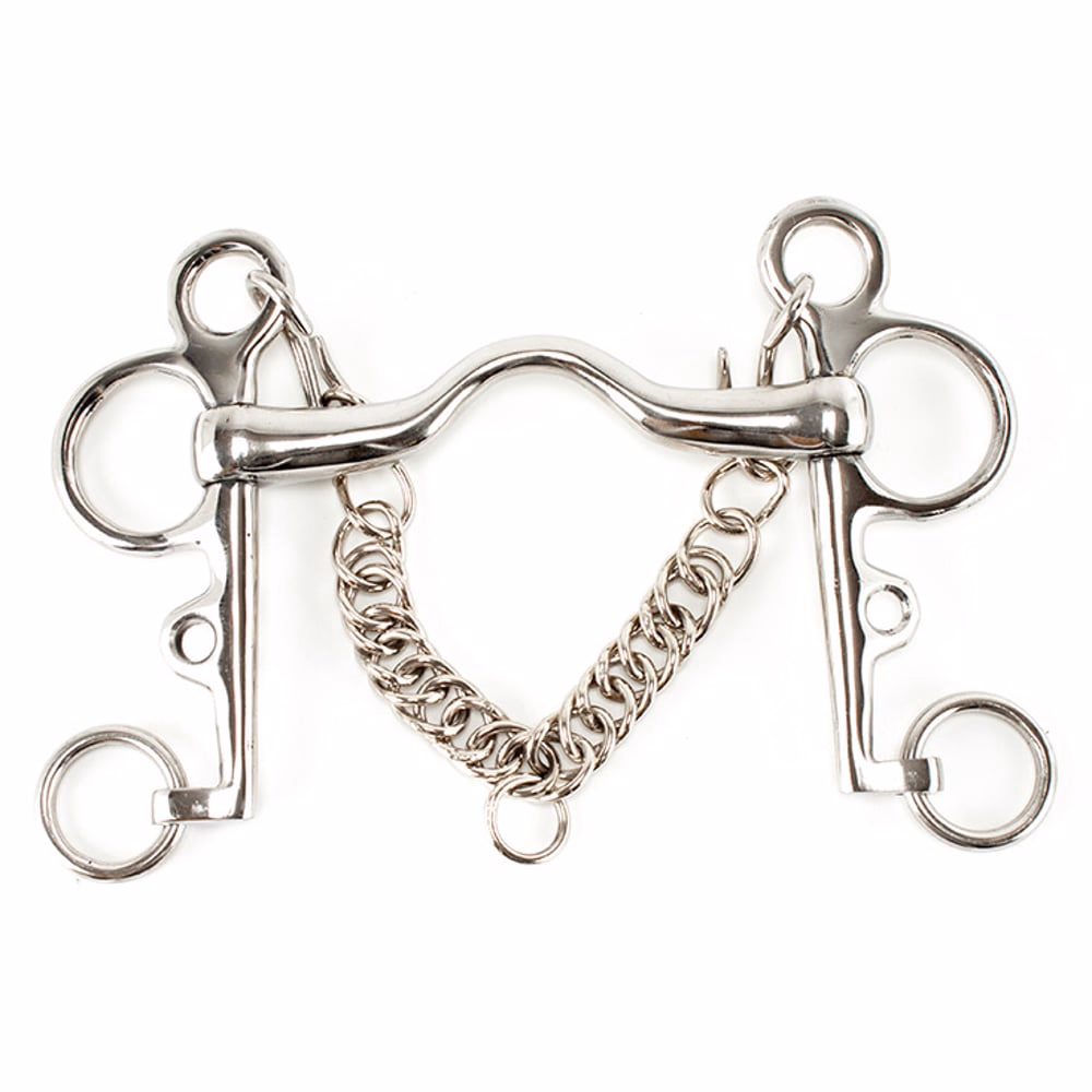BOCADO PELHAM PUENTE INOXIDABLE PREMIUM