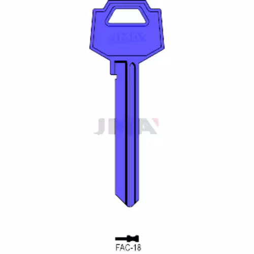 LLAVE JMA ALUMINIO (FAC-18 AZUL)