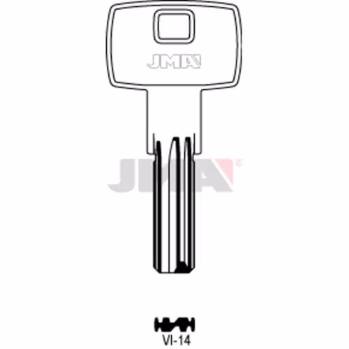 LLAVE JMA LATON SEGURIDAD (VI-14)