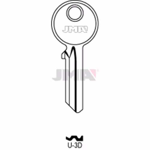 LLAVE JMA ACERO-B (U-3D)