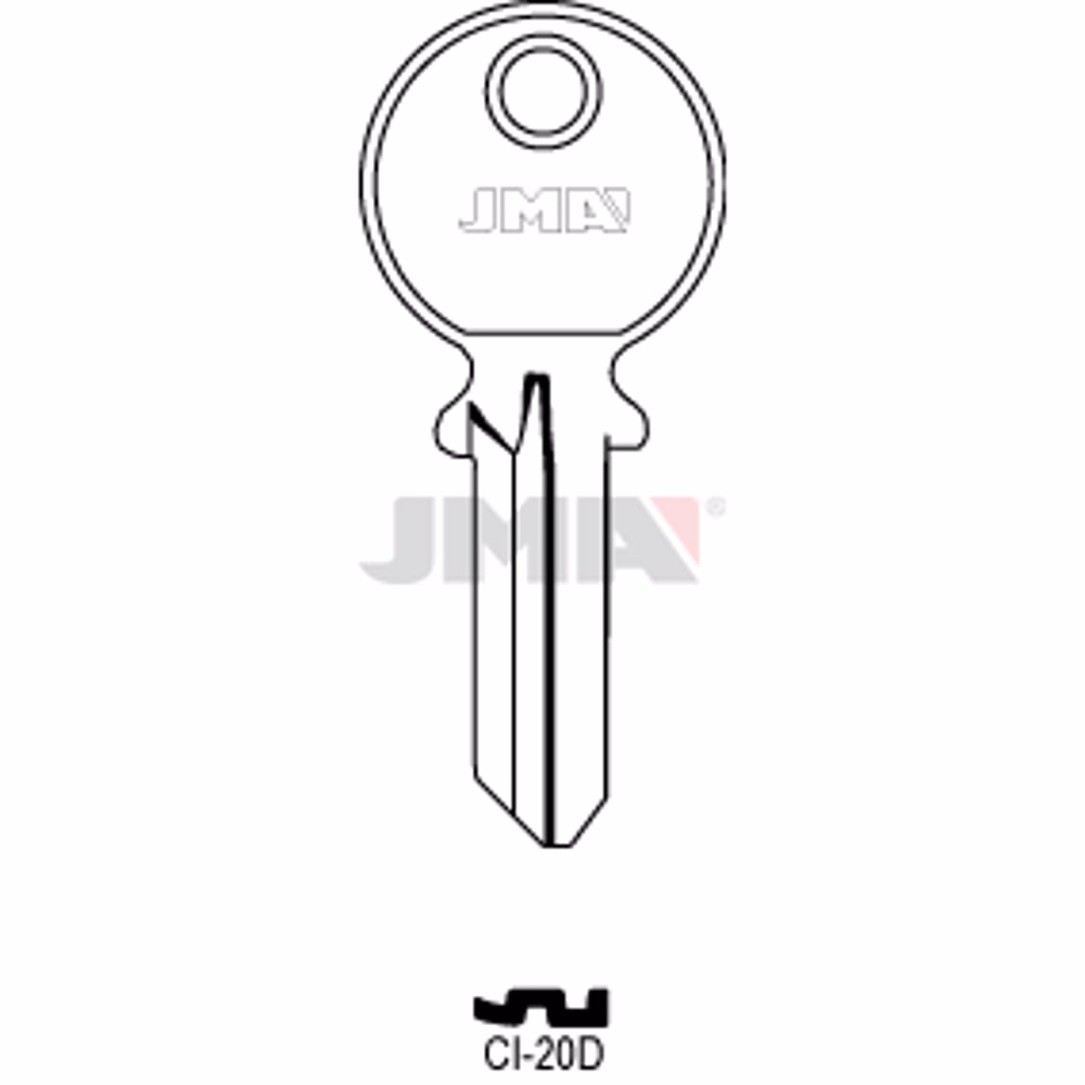 LLAVE JMA ACERO-C (CI-20D)