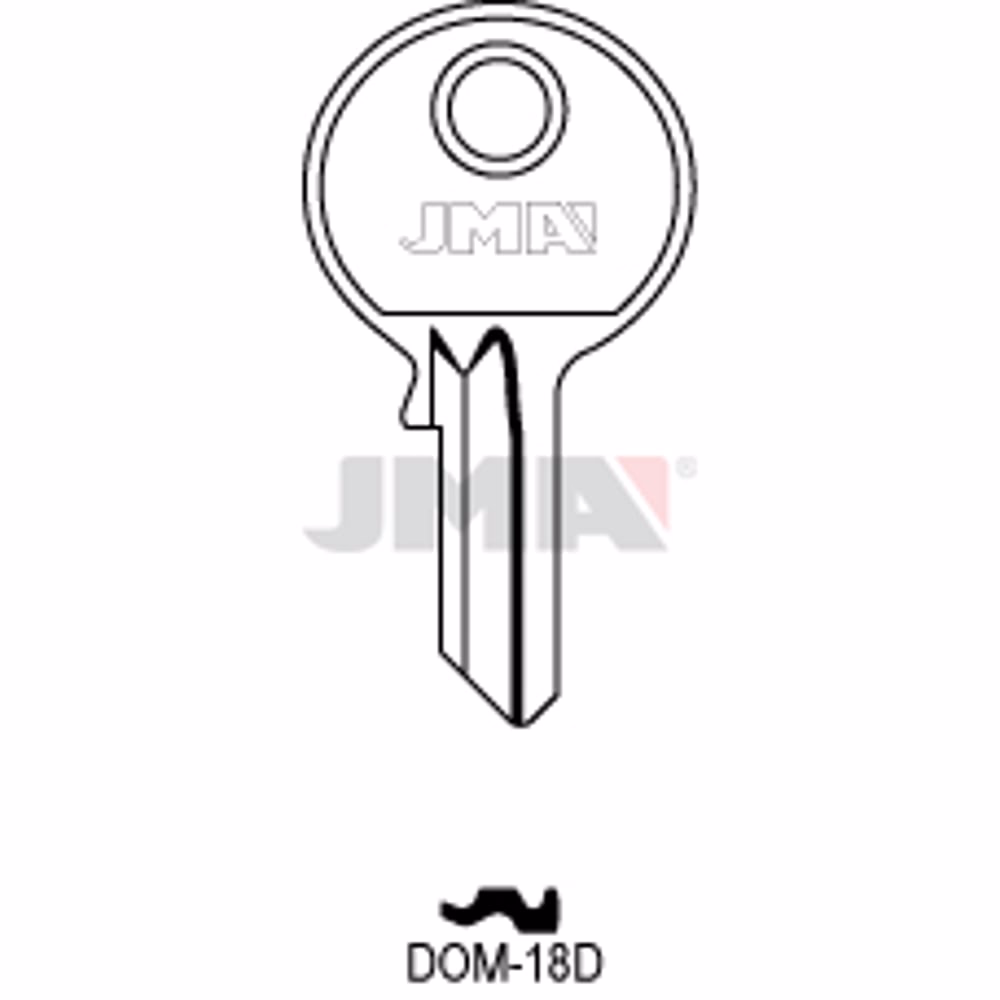 LLAVE JMA ACERO-C (DOM-18D)