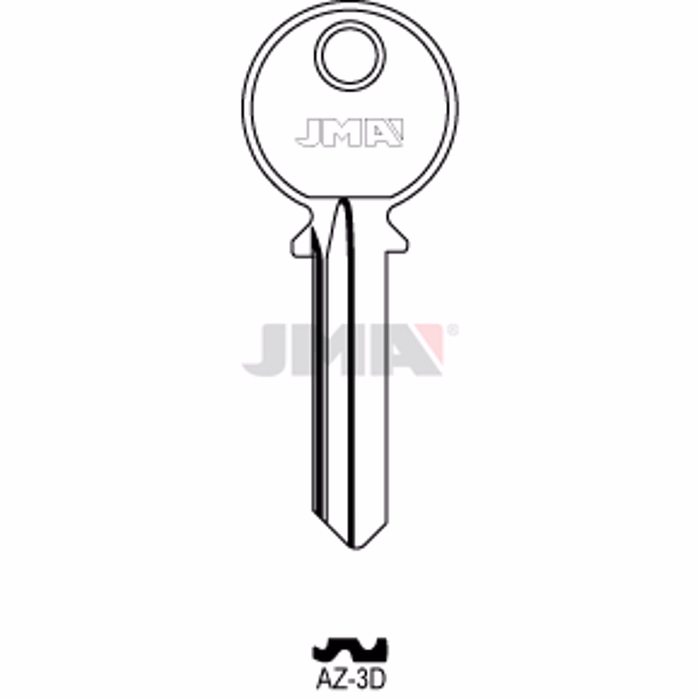 LLAVE JMA ACERO-B (AZ-3D)