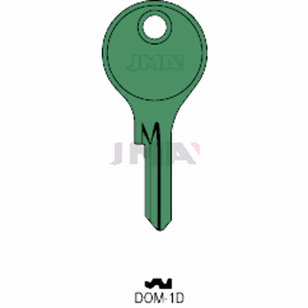 LLAVE JMA ALUMINIO (DOM-1D VERDE)
