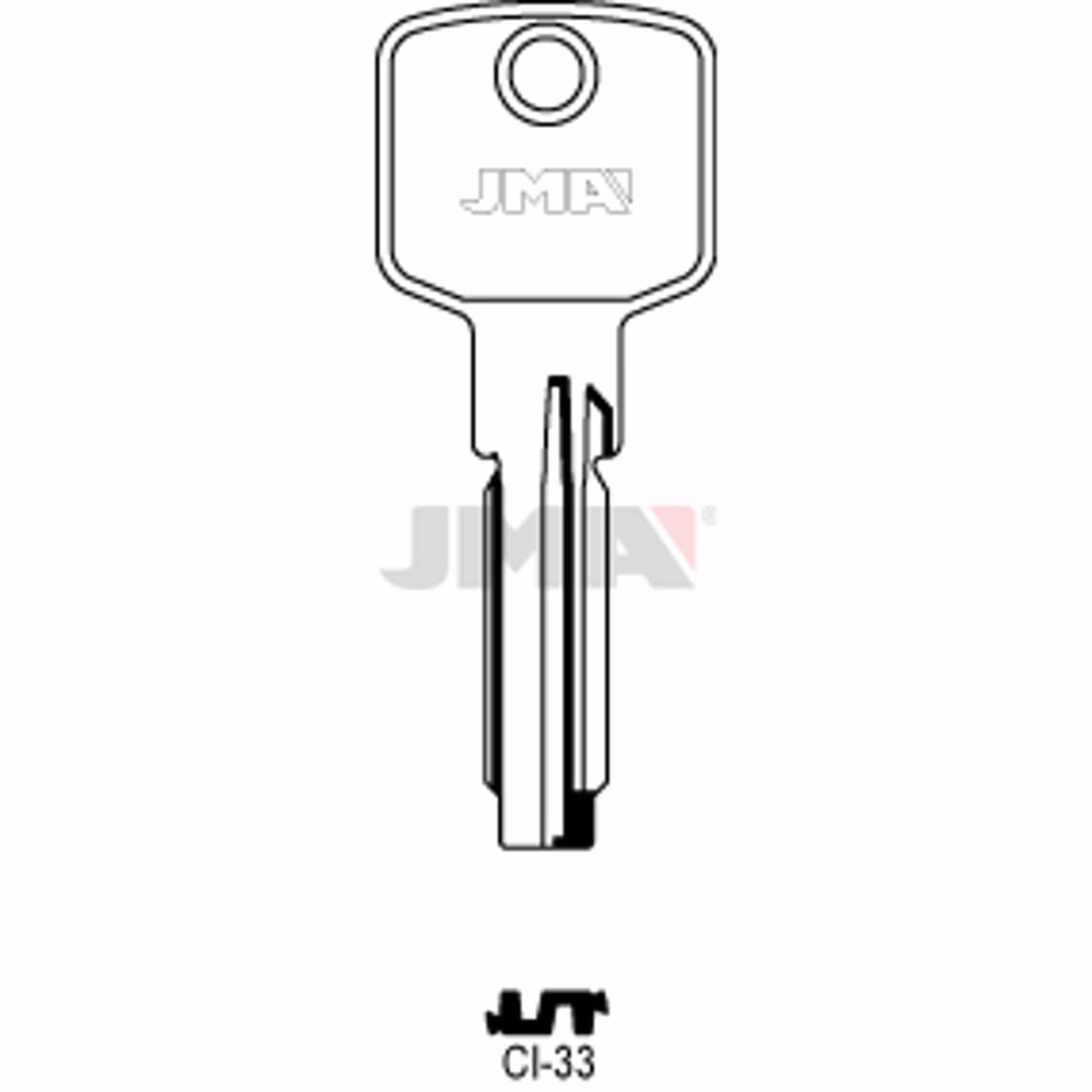 LLAVE JMA LATON SEGURIDAD (CI-33)