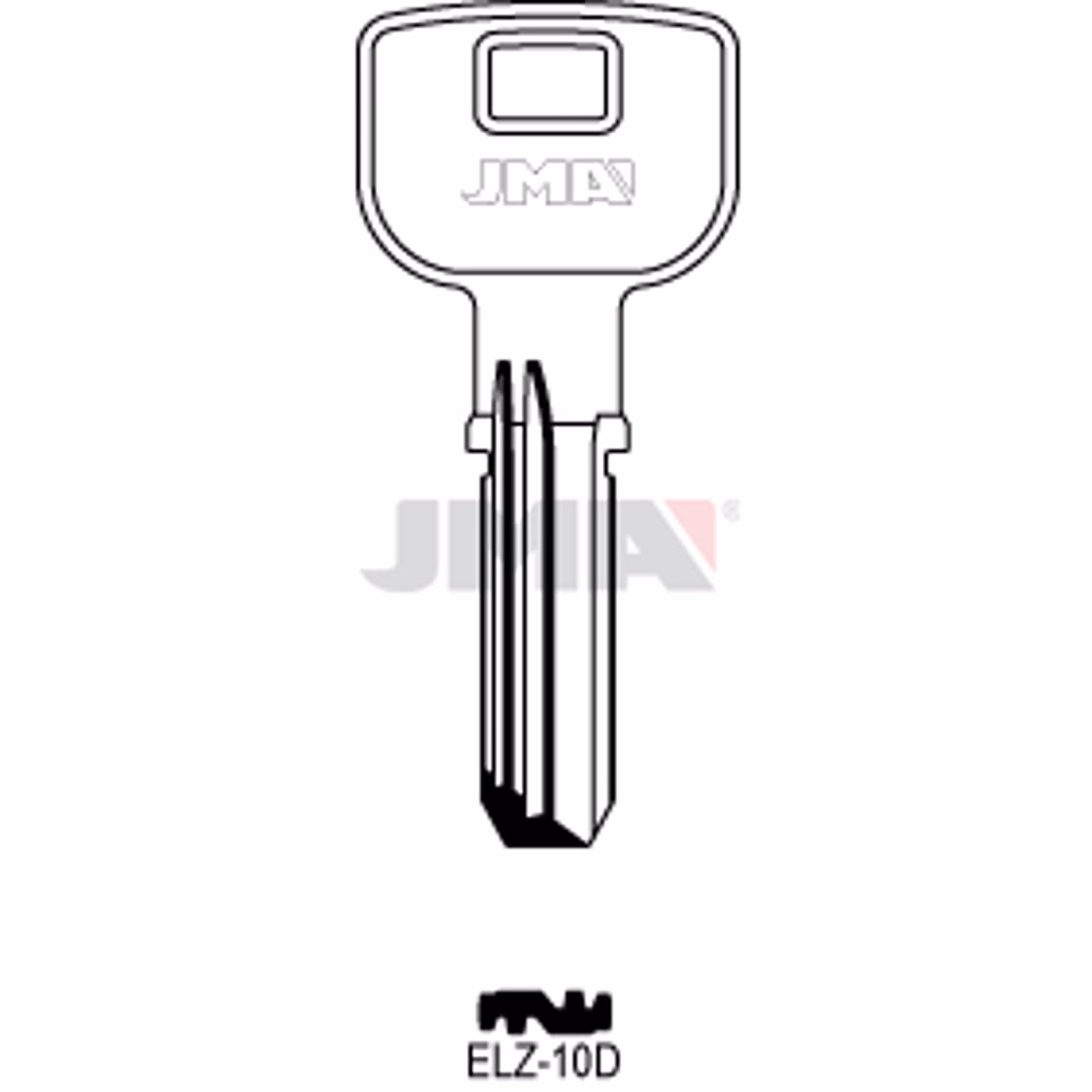 LLAVE JMA LATON SEGURIDAD (ELZ-10D)