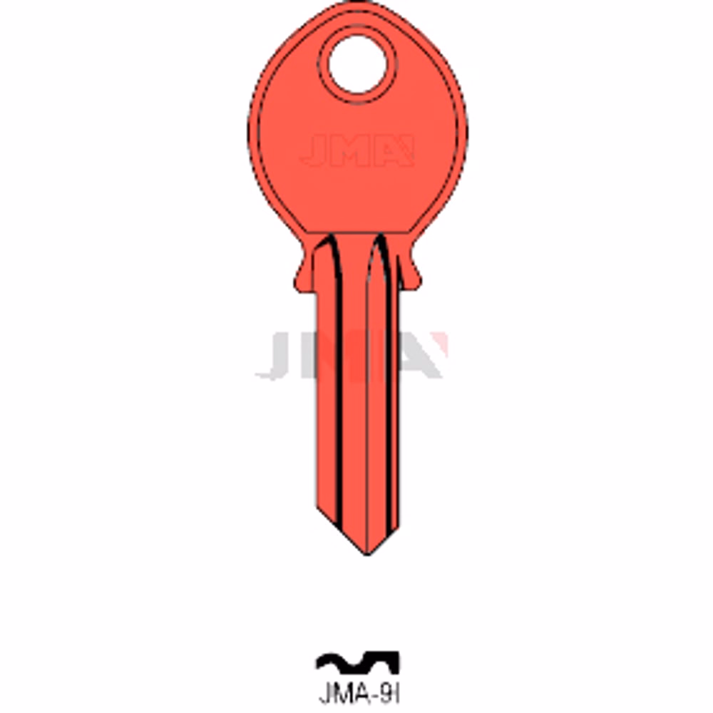LLAVE JMA ALUMINIO (JMA-9I ROJO)