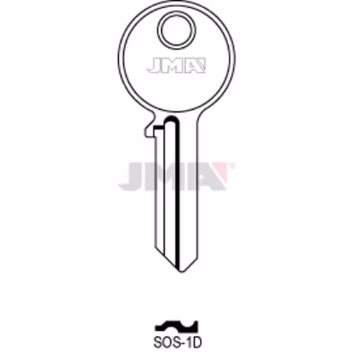LLAVE JMA ACERO-C (SOS-1D)