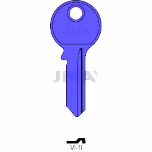 LLAVE JMA ALUMINIO (VI-1I AZUL)