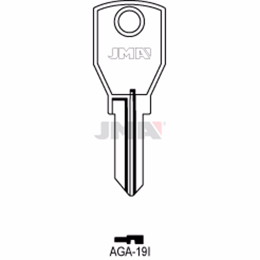 LLAVE JMA ACERO-B (AGA-19I)