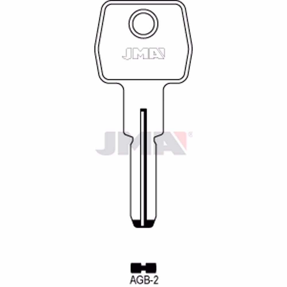 LLAVE JMA LATON SEGURIDAD (AGB-2)