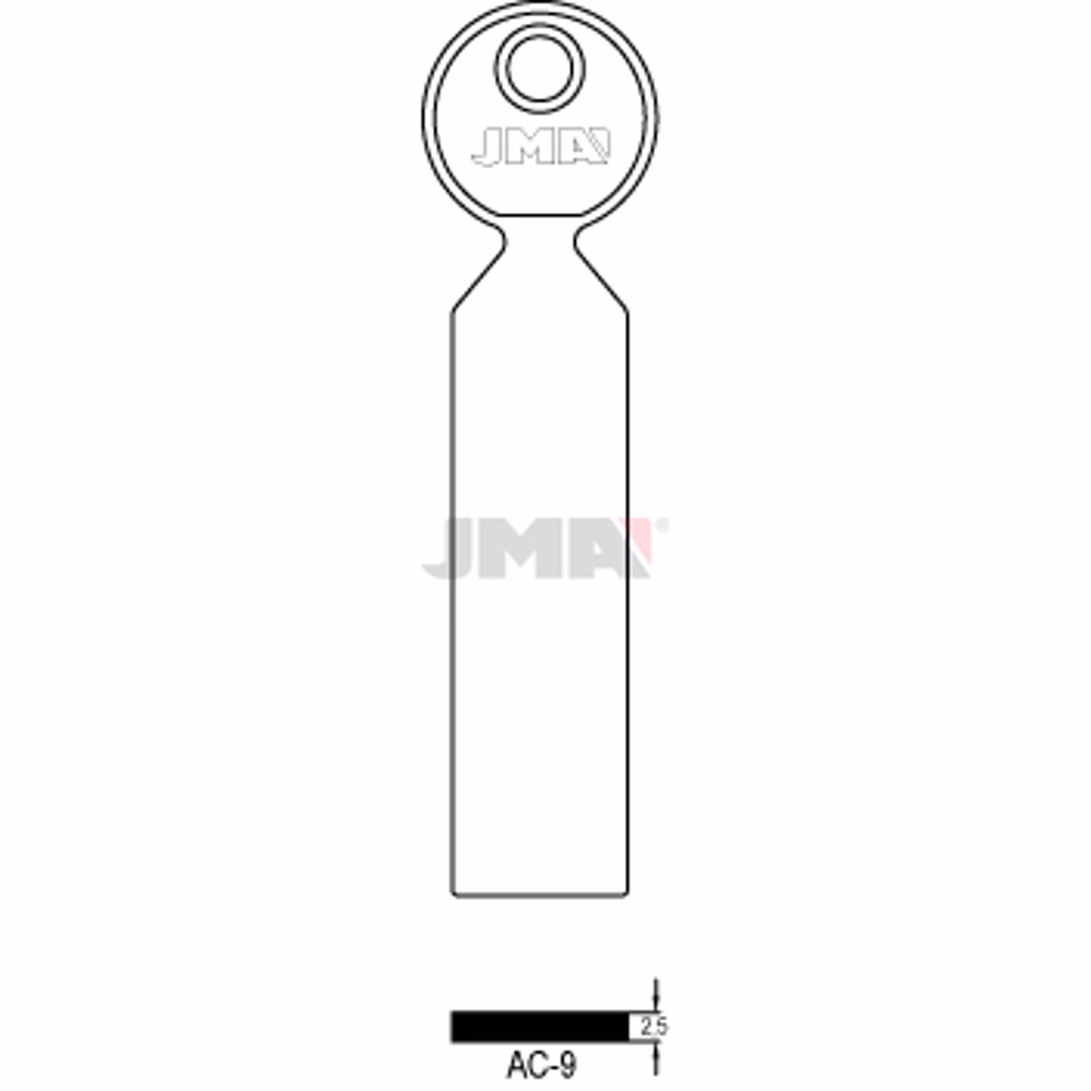 LLAVE JMA ACERO-C (AC-9)