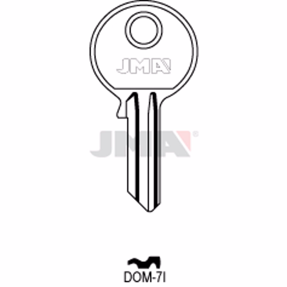 LLAVE JMA ACERO-B (DOM-7I)