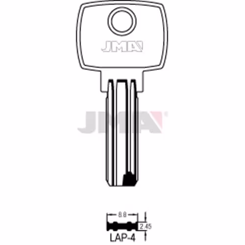 LLAVE JMA ALPACA SEGURIDAD (LAP-4)