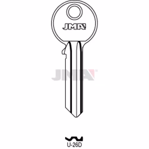 LLAVE JMA ACERO-C (U-26D)