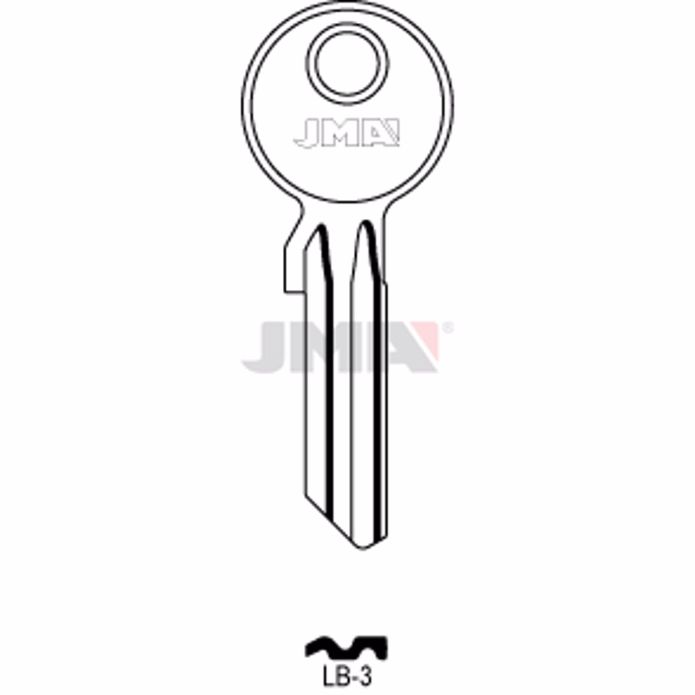 LLAVE JMA ACERO-C (LB-3)