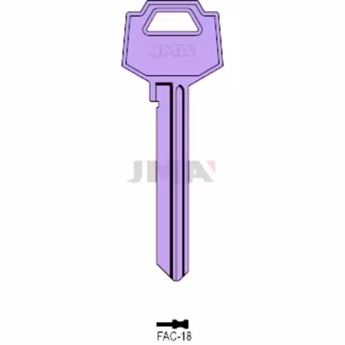 LLAVE JMA ALUMINIO (FAC-18 LILA)