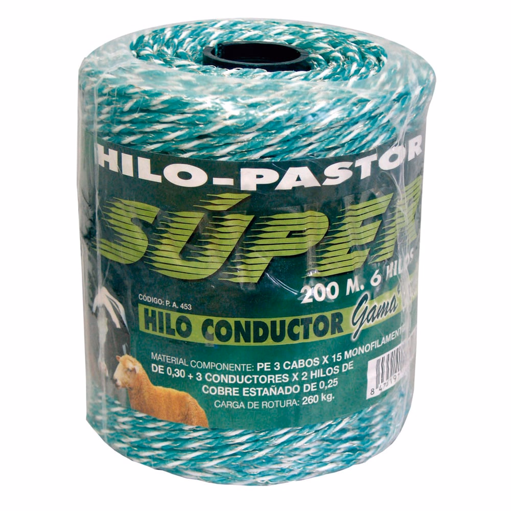 HILO CONDUCTOR VERDE 6 HILOS (200 m)