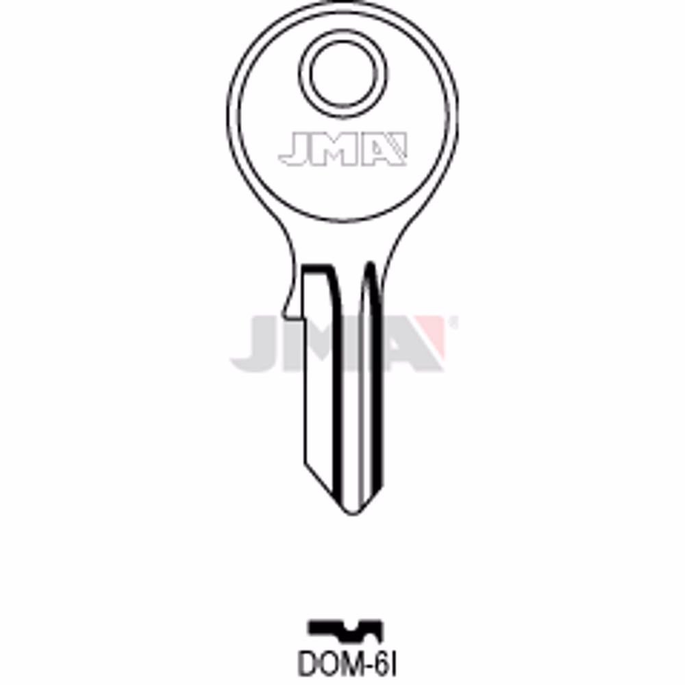 LLAVE JMA ACERO-B (DOM-6I)